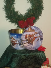 Load image into Gallery viewer, 2 Gallon CHRISTMAS TINS